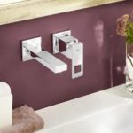 Grohe Eurocube Cosmopolitan Μπαταρία Νιπτήρος Τοίχου 17cm 19895000 - Image 2