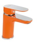 Μπαταρία Νιπτήρος Πορτοκαλί/Χρωμέ Fiore Kevon Chic 81ΟΧ8120