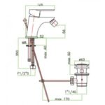 Μπαταρία μπιντέ χρωμέ Fiore Kevon 81CR8130 - Image 2