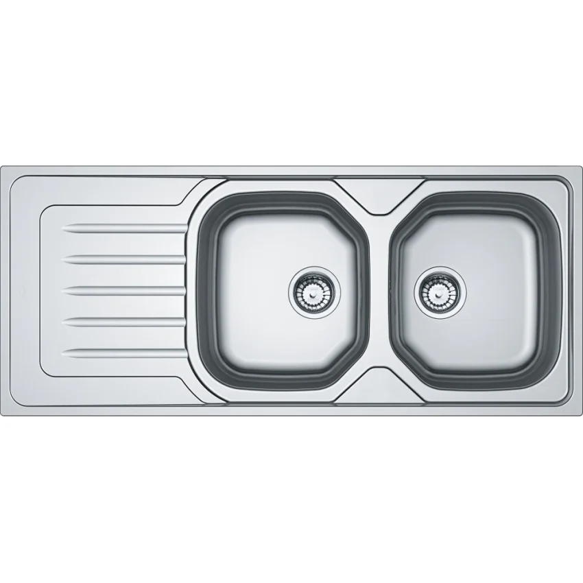 Franke Νεροχύτης Αντιστρεφόμενος New Value OLL 621 Σαγρέ Inox Ένθετος 3011551022 - Image 1