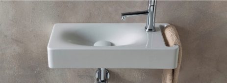 Scarabeo Hung 1512 50x22cm Λευκός Κρεμαστός Νιπτήρας Μπάνιου