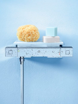 Grohe Grohtherm Cube 34488 000 Θερμοστατική Μπαταρία Ντουζιέρας - Image 3