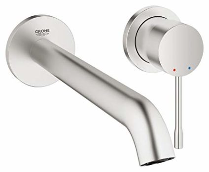 Grohe Essence Super Steel 19967DC1  Μπαταρία Νιπτήρα Τοίχου 23εκ.