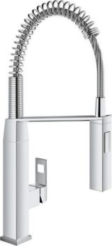 Grohe EuroCube 31395000  Μπαταρία Κουζίνας με ελατήριο και 2 ροές