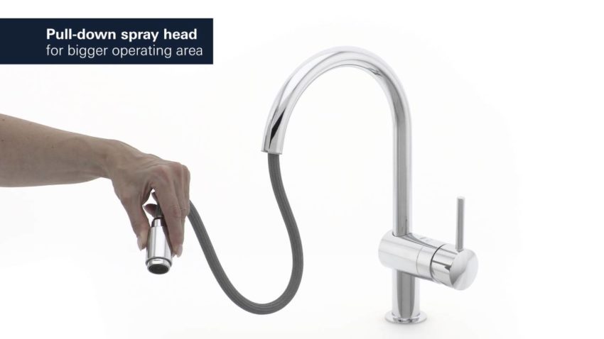 Grohe Minta 32918000 Μπαταρία κουζίνας με υψηλό ρουξούνι και σπιράλ - Image 2