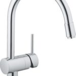 Grohe Minta 32918000 Μπαταρία κουζίνας με υψηλό ρουξούνι και σπιράλ