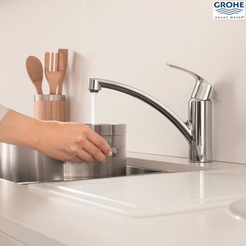 Grohe 33281002 Eurosmart Χαμηλή Μπαταρία Κουζίνας - Image 2