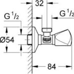 GROHE 22940000 Γωνιακός Διακόπτης 1/2'' Χ 1/2'' - Image 2