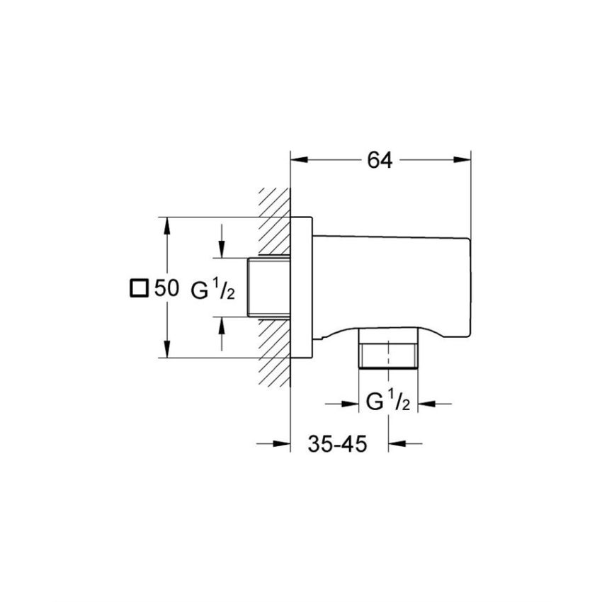 Grohe 27076000 Παροχή Rainshower Classic - Image 2