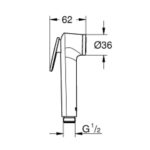 Grohe Tempesta-F Trigger Spray 27512001 Τηλέφωνο χρωμέ - Image 3