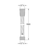 Grohe Relexa σπιράλ 1,5m - Image 2