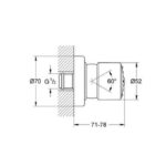 Grohe 28198000 Relexa 50 Πλαϊνό ντους - Image 2