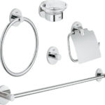 Grohe Essentials New 40344001 Σετ Αξεσουάρ Μπάνιου 5 Τεμαχίων