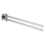Grohe Essentials New 40371001 Πετσετοκρεμάστρα Διπλή 45 Cm