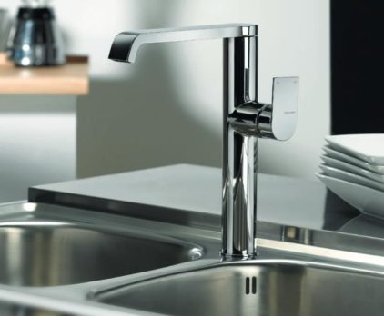 F.lli Frattini Tolomeo 83165 Χρώμιο Μπαταρία Κουζίνας Υψηλή - Image 2