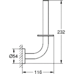Grohe Essentials New 40385001 Εφεδρική Χαρτοθήκη - Image 2