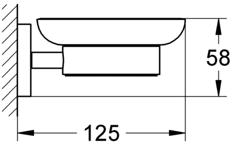 Grohe Essentials New 40444001 Σαπουνοθήκη Με Βάση - Image 3