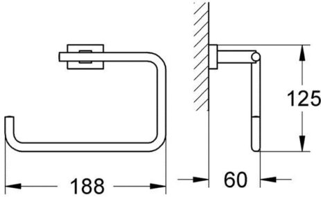Grohe Essentials Cube New 40510001 Κρίκος - Image 2