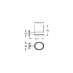 Grohe Essentials Cube New 40755001 Σαπουνοθήκη Με Βάση - Image 2