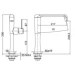 F.lli Frattini Delizia 58165 Χρώμιο Μπαταρία Κουζίνας - Image 3