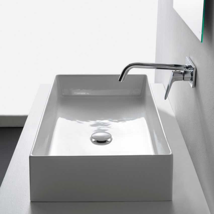 teorema-60 Scarabeo Teorema 60 5101-300 Επιτραπέζιος Νιπτήρας Μπάνιου 60x40 εκ. - Image 1