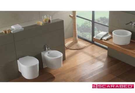 Scarabeo Bucket 8807 Ø42cm Λευκός Επιτραπέζιος Νιπτήρας Μπάνιου - Image 2