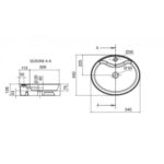 Scarabeo WIND/R 8030R Επιτραπέζιος Νιπτήρας - Image 3