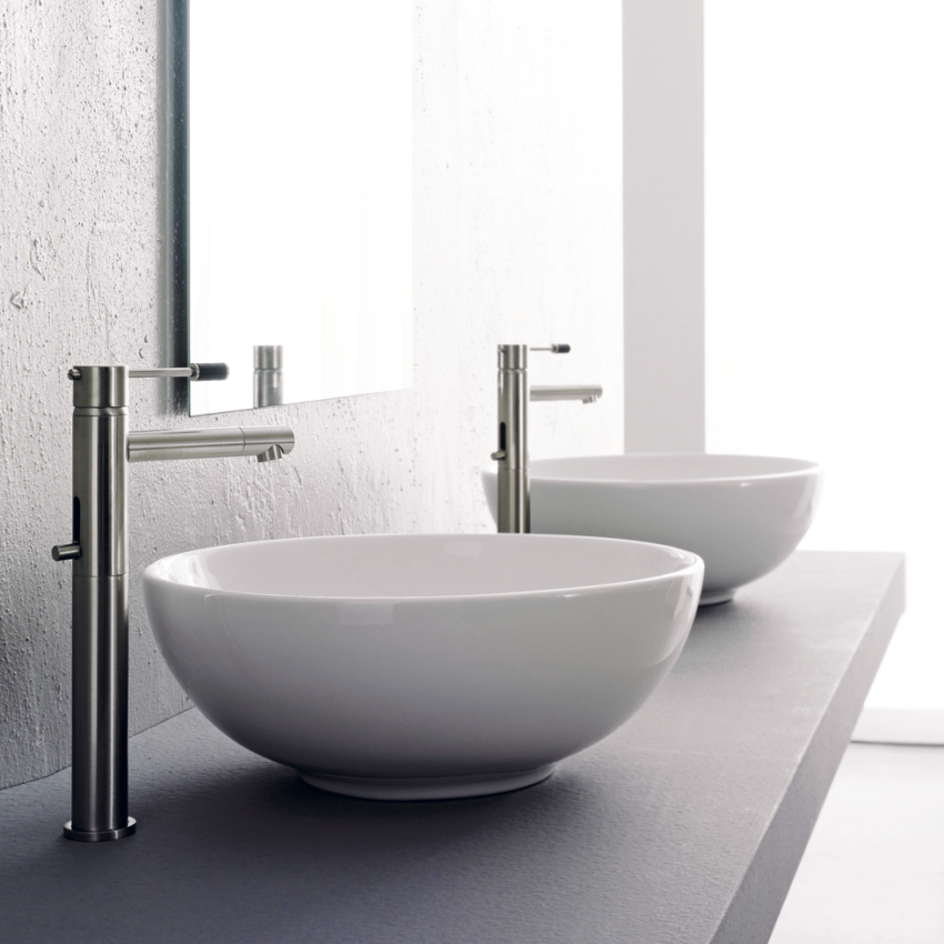 Scarabeo Sfera 8009 Νιπτήρας Πορσελάνης Επιτραπέζιος Ø 39,5εκ. - Image 1