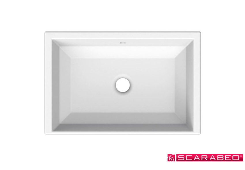 Scarabeo TECH 8037 Υποκαθήμενος Νιπτήρας 54.5x35.8εκ. - Image 4