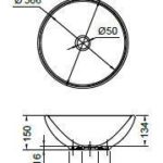 Scarabeo Sfera 8009 Νιπτήρας Πορσελάνης Επιτραπέζιος Ø 39,5εκ. - Image 4