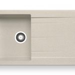 Νεροχύτης Pyramis Alazia 86x50 1B 1D Μπεζ 079811511