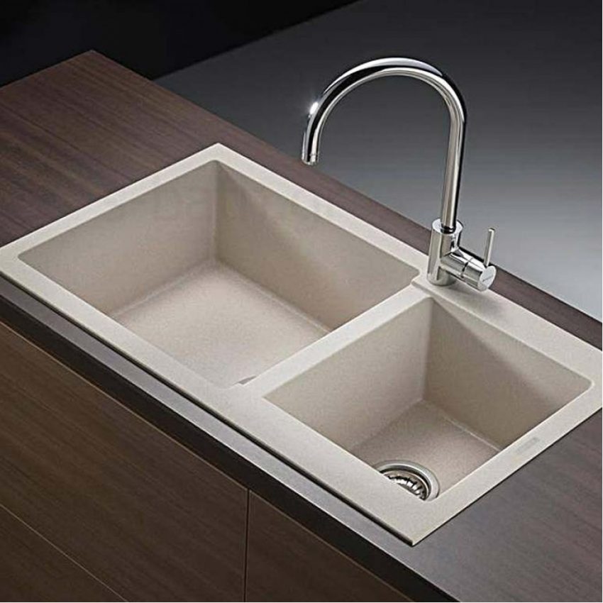 Νεροχύτης Pyramis Alazia 86x50 2Β Chocolate 070037511 - Image 2