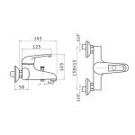 Μπαταρία Λουτρού Pyramis  Folk Ecoline - Image 2