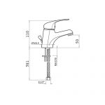 Μπαταρία Νιπτήρα Pyramis Solfegio 098110101 - Image 2