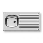 Νεροχύτης Pyramis International 100X50 1B 1D 100100201