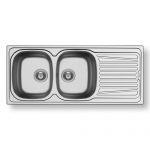 Νεροχύτης Pyramis Sparta 116X50 2Β 1D REV 0TH O92GOF MNB 100129901