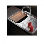 Pyramis Athena 86x50cm Ανοξείδωτος νεροχύτης ένθετος 1B 1D Σατινέ 100178901 - Image 3