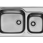 Νεροχύτης Inox Pyramis Amaltia Plus (86X50) 2B Λείος 107132901