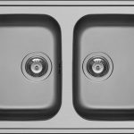 Νεροχύτης Pyramis Athena Extra 86x50 2B(34X40,R75)1TH O92 GOF 107162401