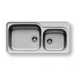 Νεροχύτης Pyramis Space Plus 2B Λείο 96X48 108716401