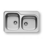 Νεροχύτης Pyramis Space Mini 2B Λείο 80X48 108716501