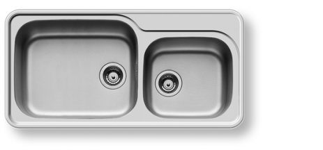 Νεροχύτης Pyramis Space Plus 2B Σαγρέ 96X48 108722901