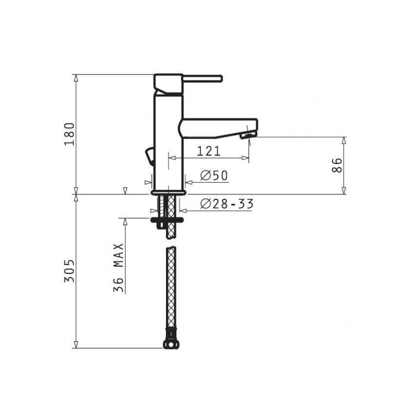 sx-098030101 Μπαταρία Νιπτήρα Pyramis Rota 098030101 - Image 2