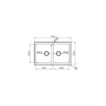 Pyramis Alea (79x50) 2B Νεροχύτης Σαγρέ 107155301 - Image 2