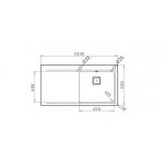 Νεροχύτης Pyramis Olynthos 100x52 1B 1D R  2TH 108911301 - Image 2