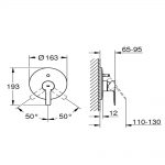 Μίκτης Μπάνιου Με Ενα Μοχλό Χειρισμού Lineare New Dc 19297DC1 - Image 2