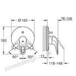 Μπαταρία Λουτρού Grohe Eurostyle New Cosmopolitan 19506003 - Image 2