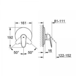Μπαταρία Nτουσιέρας Grohe Eurodisc Cosmopolitan 19549002 - Image 2