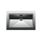 Νεροχύτης Υποκαθήμενος AMALTHEA 74X41,8 Apell Inox Λείο