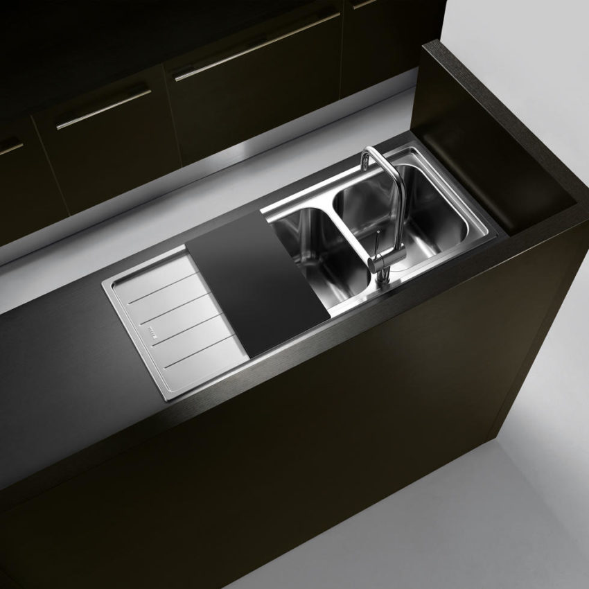 Νεροχύτης LINEAR 116Χ50 Apell Inox Λείο - Image 2